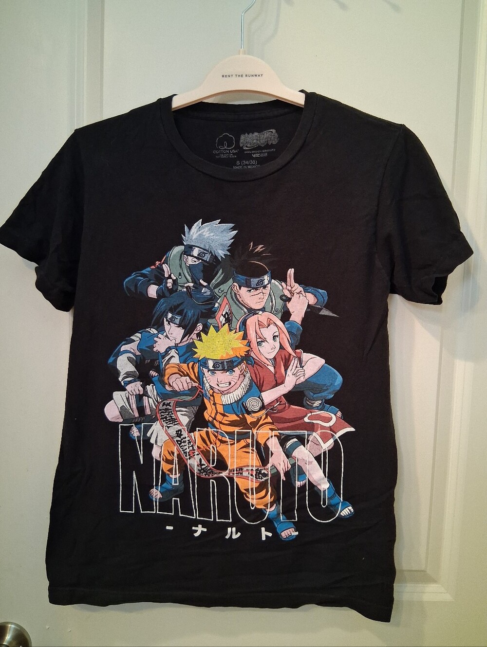 Naruto Graphic Kids T‑Shirt - Black